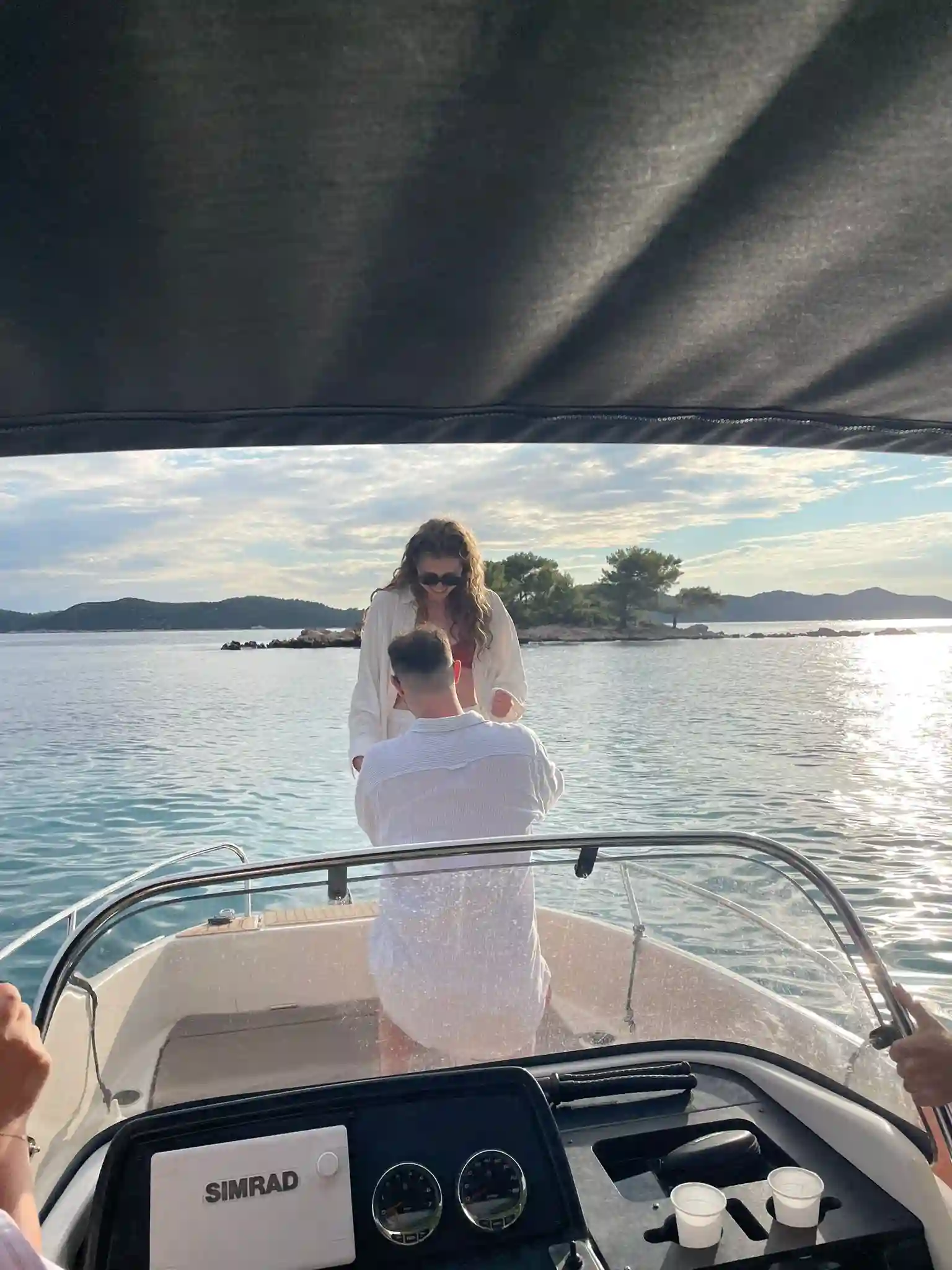 Dubrovnik Boat Proposal at Sunrise